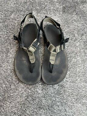 Bedrock Cairn Pro II Vibram Outdoor Hiking Sandals Men 7 Women 8 Black Green